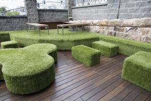 synthetic grass for commercial property